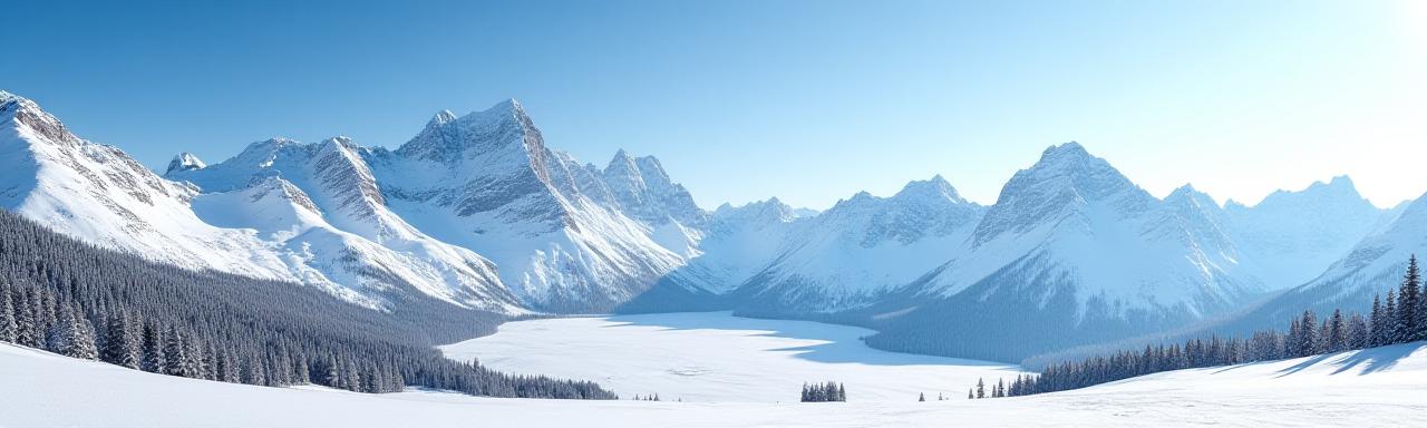 Snötäckta berg i Stockholm